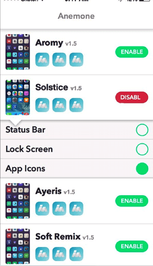 Anemone App UI